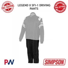 Simpson Racing Legend II SFI-1 Driving Pants - X-Large #L202473