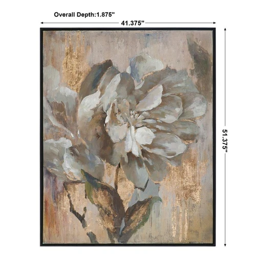 Uttermost Dazzling Contemporary Wood and Acrylic Floral Art in Multi-Color - Picture 6 of 6