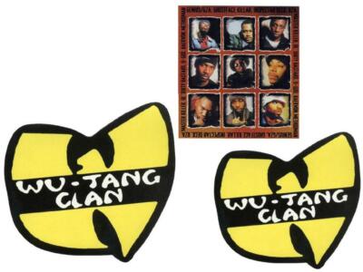 WU-TANG CLAN - 3er Set - Aufkleber - Sticker - Neu 