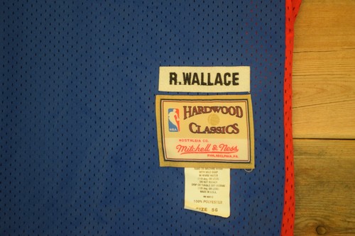 Rasheed Wallace Jersey Mitchell & Ness Mens HWC Blue Size 55 Throwback Hip-hop - Picture 2 of 8