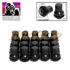 20 GORILLA JAGUAR 12x1.5 OEM OE STOCK FACTORY WHEELS RIMS MAG LUG NUTS BLACK