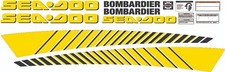 SEADOO SP 1990 Graphics / Decal / Sticker Kit CUSTOM YELLOW & BLACK
