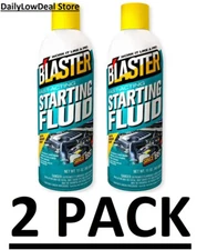 2 PACK - BLASTER Fast-Acting Starting Fluid Spray  11 oz.