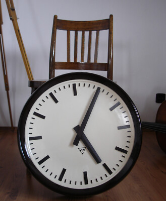 PRAGOTRON Vintage Bakelit Industrie Uhrenfabrik 49cm Tiefe 10,5 cm