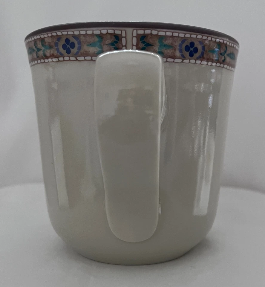 Taza de gres Noritake Chaparral 8482 beige café marrón té 12 oz Indonesia Foto 4 de 4