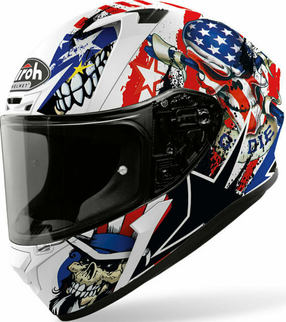 Airoh Valor Uncle Sam Casco Integrale - XS, Bianco/Blu/Rosso | Acquisti  Online su eBay