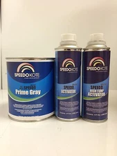 Automotive Very Fast Dry 2.1 voc 2K Urethane Primer Gray Med Quart Kit, SMR-200Q
