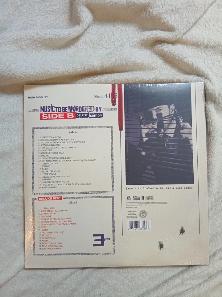 Eminem Music To Be Murdered By B Deluxe Edition Limited RED  Vinyl Lot NEW - Image 3 of 4