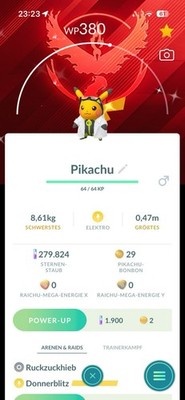 Pokémon Shiny Dr. Willow Pikachu mit Rotem Hintergrund 4 Shinys Tausch / PTC Go