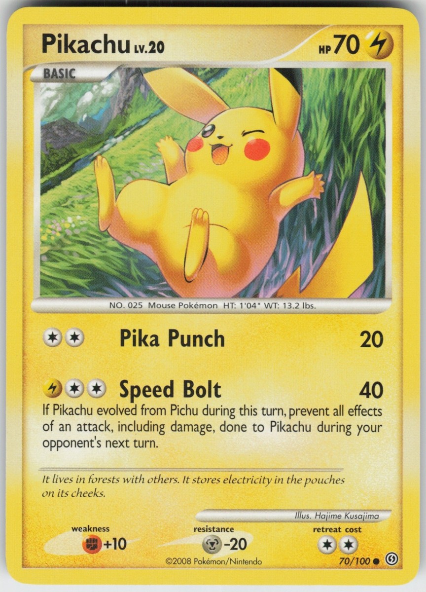 Pikachu 71/99 Common Arceus | eBay