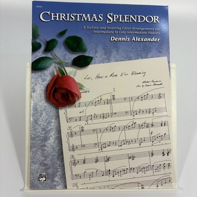 Christmas Splendor Vocal Selections Piano Solo Alfred 2000