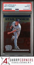 1996 UPPER DECK STAR ROOKIE #225 BILLY WAGNER ASTROS HOF POP 3 PSA 10