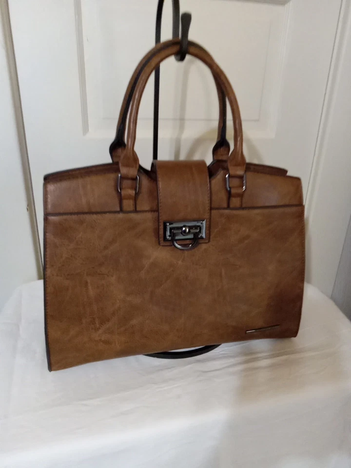 Женская сумка-тоут Lg от Dasein верхняя ручка/плечевой ремень с соответствующим ремешком на запястье. - Изображение 2 из 4