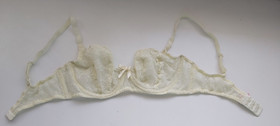 AGENT PROVOCATEUR VINTAGE CREAM LOVE BRA 36C ORIGINAL COLLECTOR'S ITEM