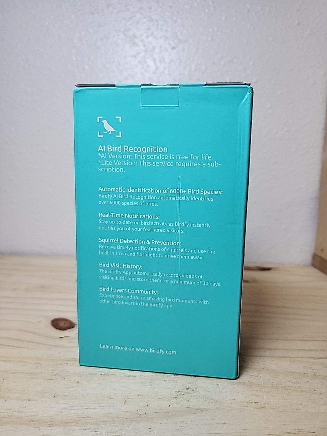 NETVUE by Birdfy Smart Bird Feeder Camera, Adjustable Brackets, Auto Bird Video 