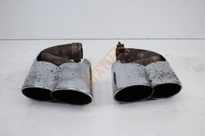Porsche Cayenne 955 Tequipment Eisenmann Exhaust Tips Pair Twin  7L5253681D