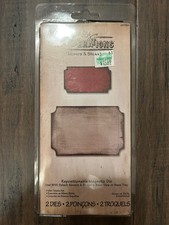 Sizzix Tim Holtz 657216 Mini Tickets Set Magnetic Die Movers Shapers