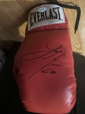 BOXING CHAMPION JORGE LINARES SIGNED AUTOGRAPHED BOXING GLOVE ACOA COA