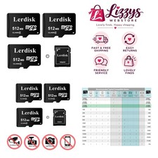 Pack of 3 - 512MB Class 4 Micro SD Card for MP3/Old Devices - Durable & Compact