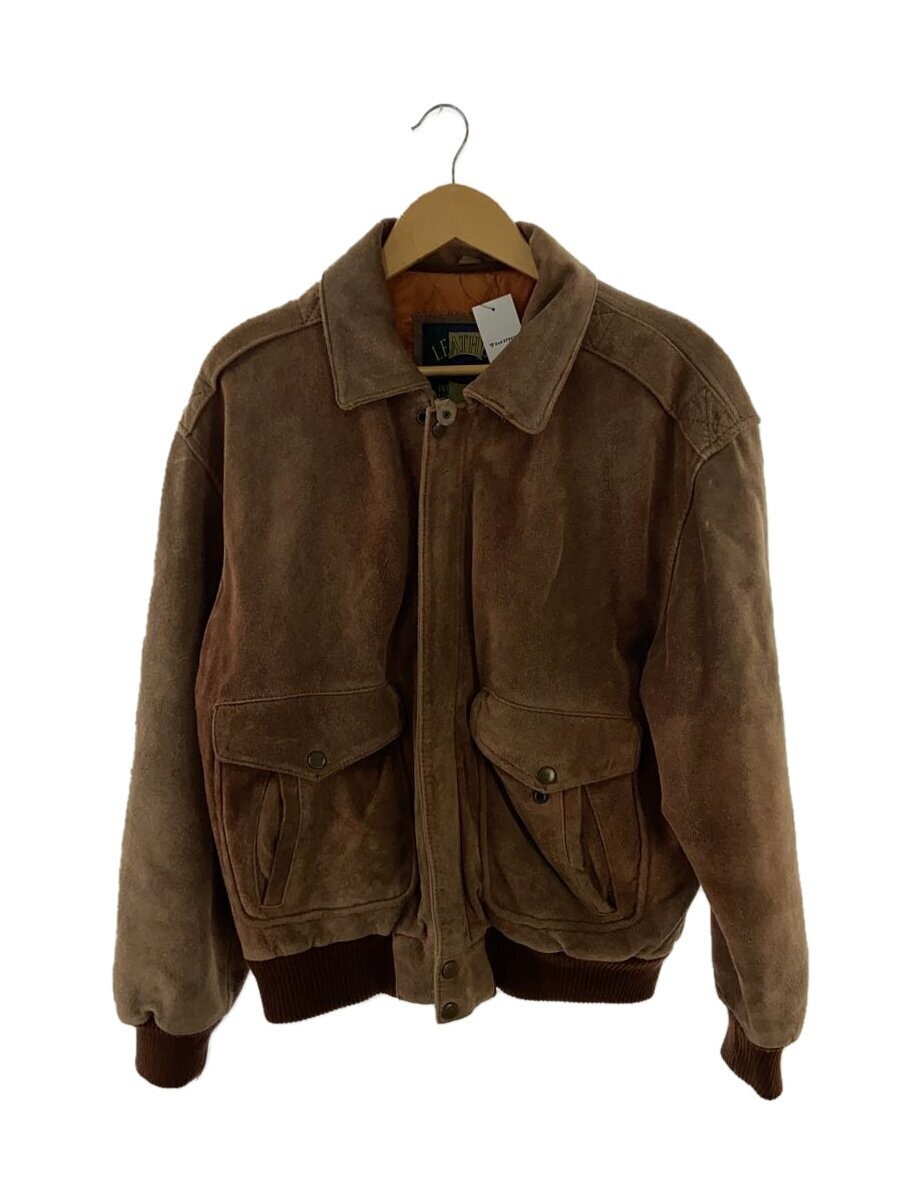 Leather/Leather Jacket Blouson/L/Cowhide/Cml/Plain/C-St 4583 1712