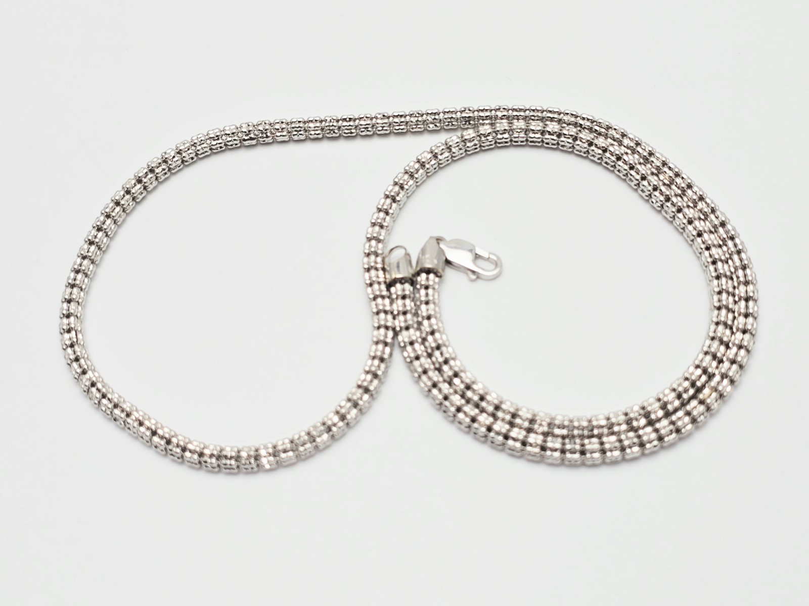 Unique 10K Solid White Gold Designer Diamond Cut … - image 8