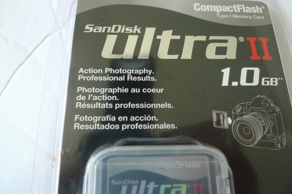 Brand NEW Sandisk Ultra II 1.0GB CompactFlash type I memory card SDCFH-1024-901 - Image 3 of 4