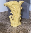 Vintage McCoy Pottery Swan Vase Circa 1946 in Stunning Yellow