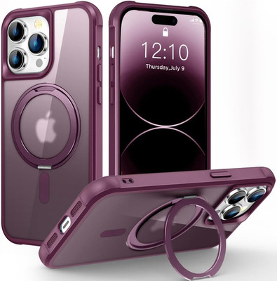 Designed for Iphone 14 Pro Max Case with 360° Rotatable Magnetic Ring Stand [Com