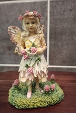 Christine Haworth Faerie Poppets Fairy Collectable Figure Charm Gatherer damaged