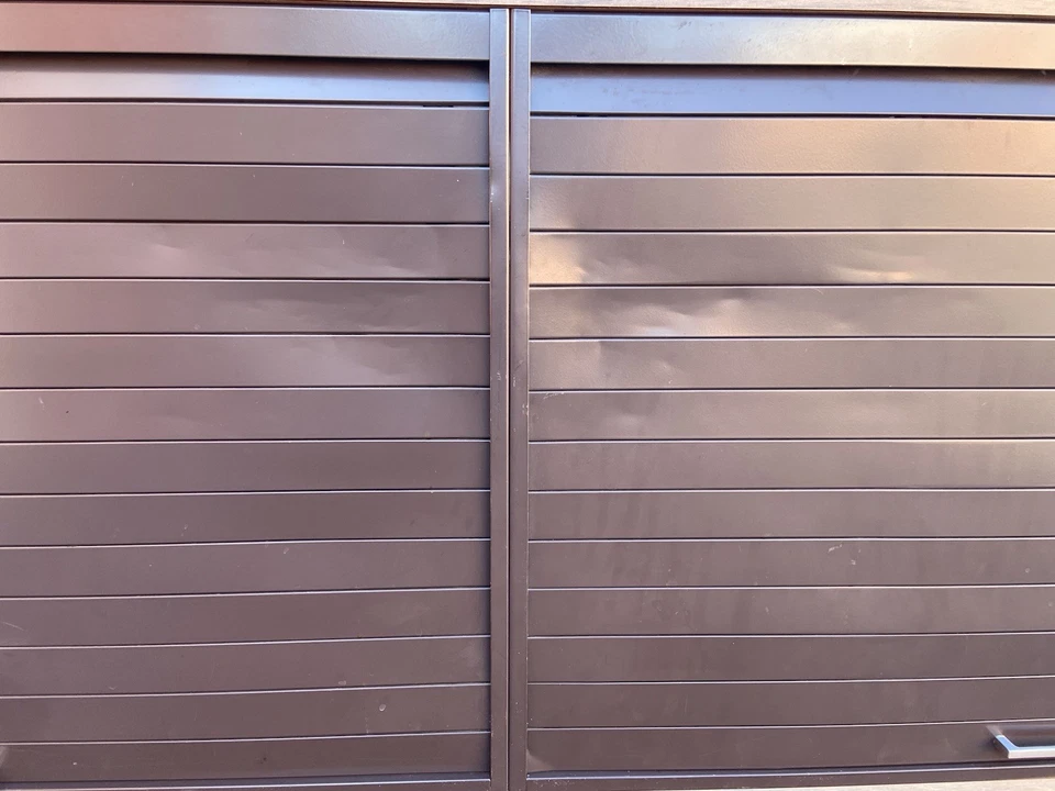 Aparador Steelcase Vintage Mediados de Siglo Moderno Metal Retro Tanker Credenza Foto 2 de 4