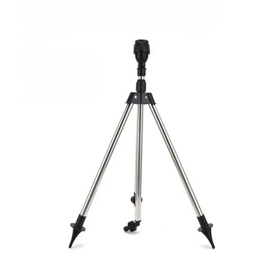 1 Set 360 Rotary Irrigation Tripod Lawn Garden Sprinkler Telescopic Support Spri