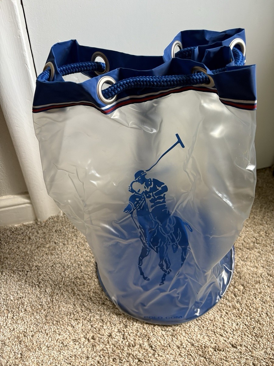 US Open Tennis Ralph Lauren Polo Clear Draw String Backpack  display picture 3