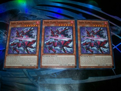 3x Dark Flare Swordsman 1st Edition Common DUAD-EN019 Yu-Gi-Oh!