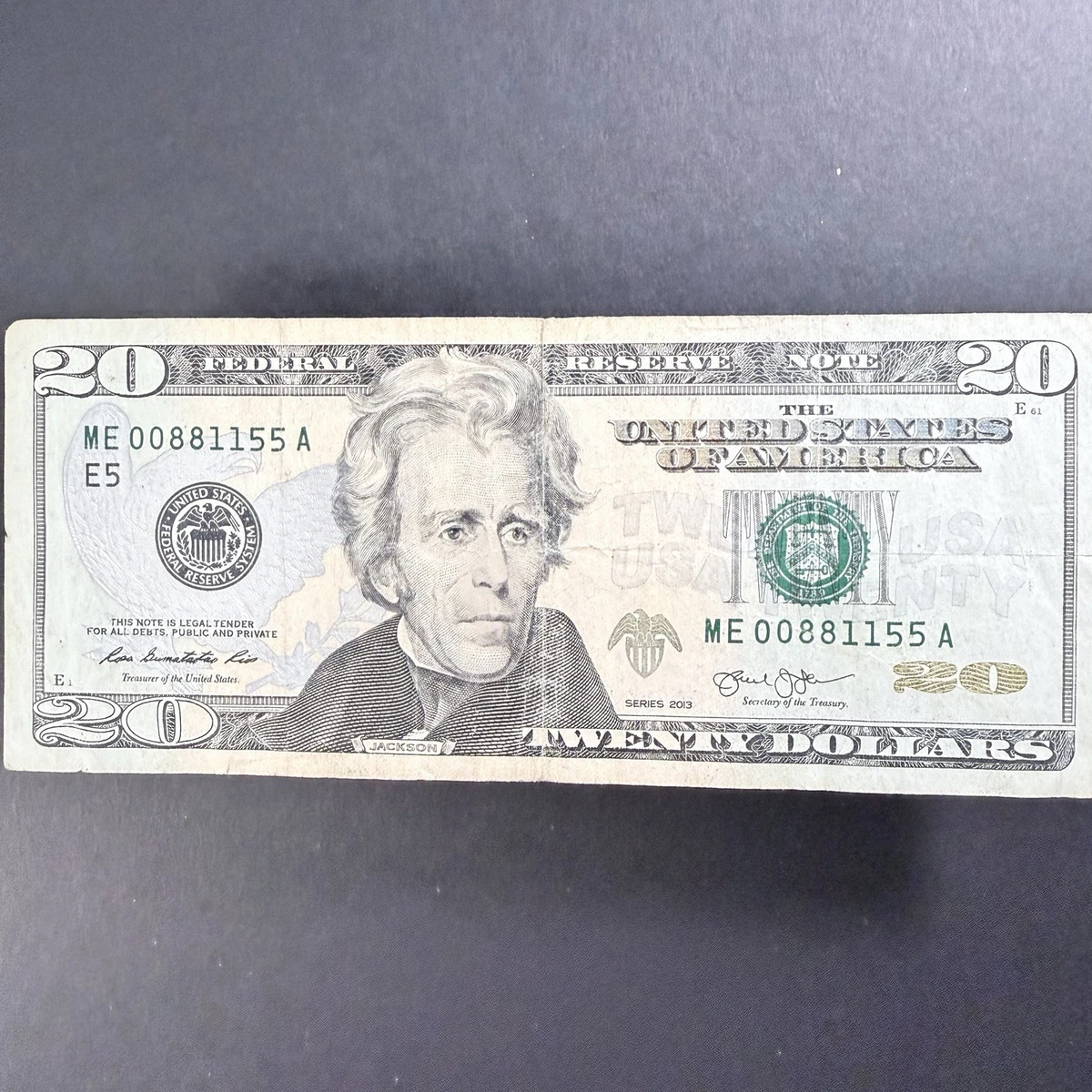$20 2013 US Small Size Paper Money Notes for sale | eBay