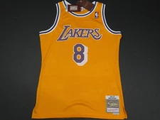 M&N Kobe Bryant #8 Los Angeles Lakers 1996-97 Rookie Swingman Jersey Yellow