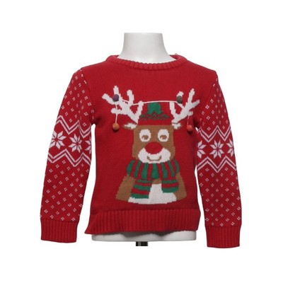 Holiday Time, Weihnachtspullover, Größe: 110, Rot/Mehrfarbig #Tfu