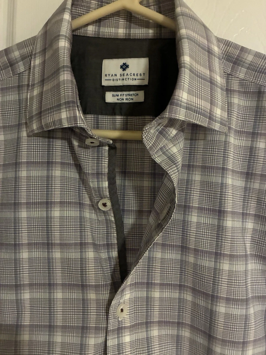 Ryan Seacrest White Slim Dress Shirts for Men for sale | eBay