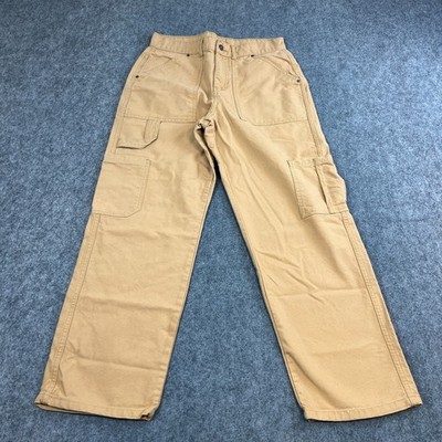 Animal Herren Cargo Jeans Relaxed Baggy 30 30 Beige Carpenter Vintage Y2K 00s