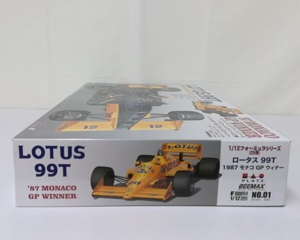 お値下げしました！プラッツ BEEMAX 1/12 LOTUS 99T '87パーツセット Beemax 1/12 Lotus 99T Monaco GP 87' Winner Kit #12001 Incl US duty