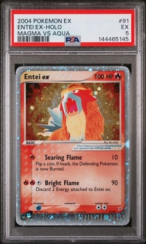 Entei ex graded PSA 5 for sale on eBay