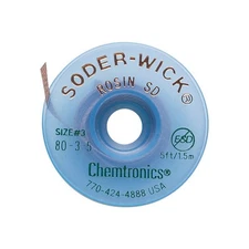 CHEMTRONICS 1.9Mm X 1.5M Soder Wick Green Desoldering Braid #3