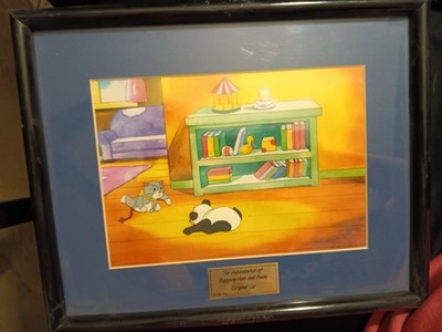   Original Animation Cel w/ COA   Raggedy Ann & Andy (Framed, 1988)