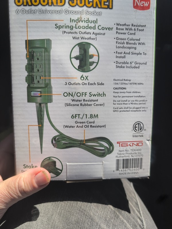 Ground Socket New In Box