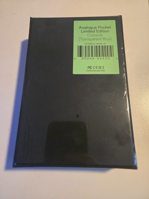 Analogue Pocket Handheld System Limited Edition Transparent Blue AP-C08-LE