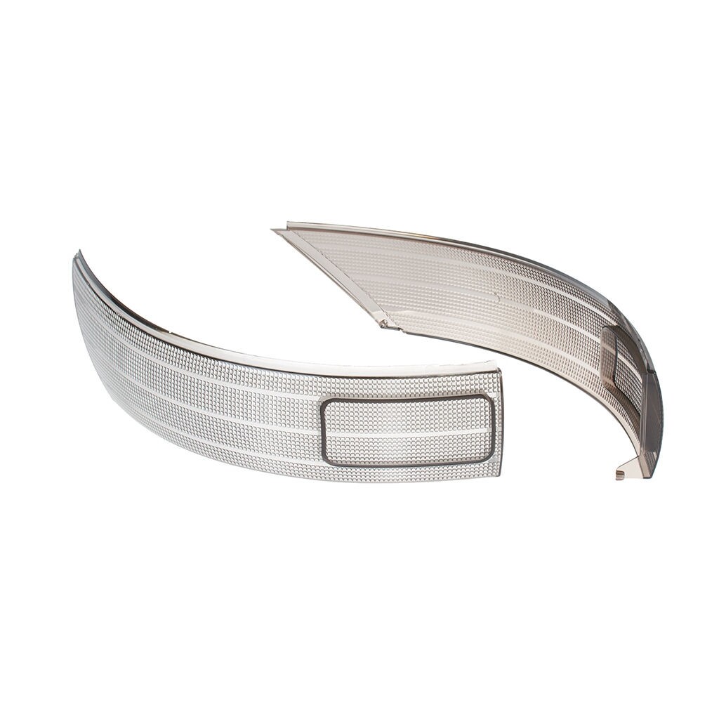 2 pz Catarifrangenti Catadiottri scuri Baule Valigia Maxia E52 Fumè GIVI Dx + Sx