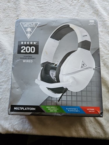 Turtle Beach Recon 200 Wired Gaming Headset Multiplatform Damaged Box