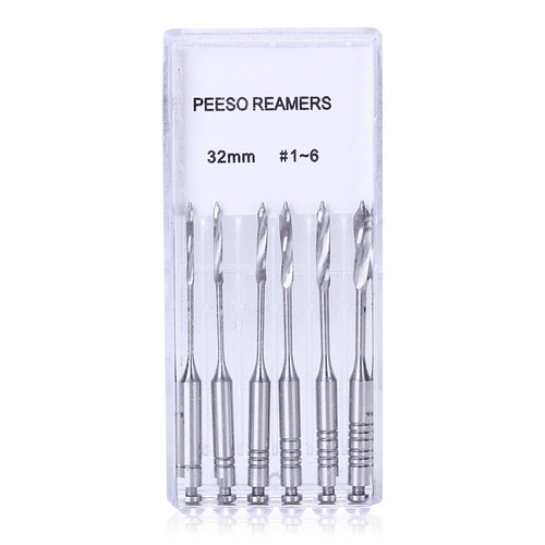 6 Stck. Dental Endodontik Peeso Reibmaschinen Tore Bohrer Edelstahl 1#-6# 28/32 mm - Bild 9 von 25