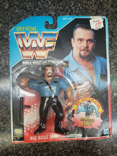WWE WWF Hasbro Big Boss Man MOC Series 3 Wrestling...