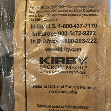 KIRBY VACUUM CLEANER DISPOSABLE TEN 10 BAGS Model G4 G5 MICRON MAGIC 197394 New