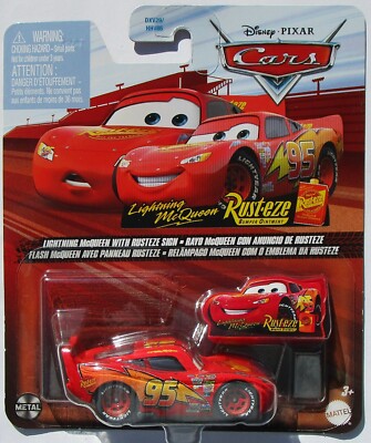 2024 Disney Pixar Cars - Lightning McQueen With Rusteze Sign
